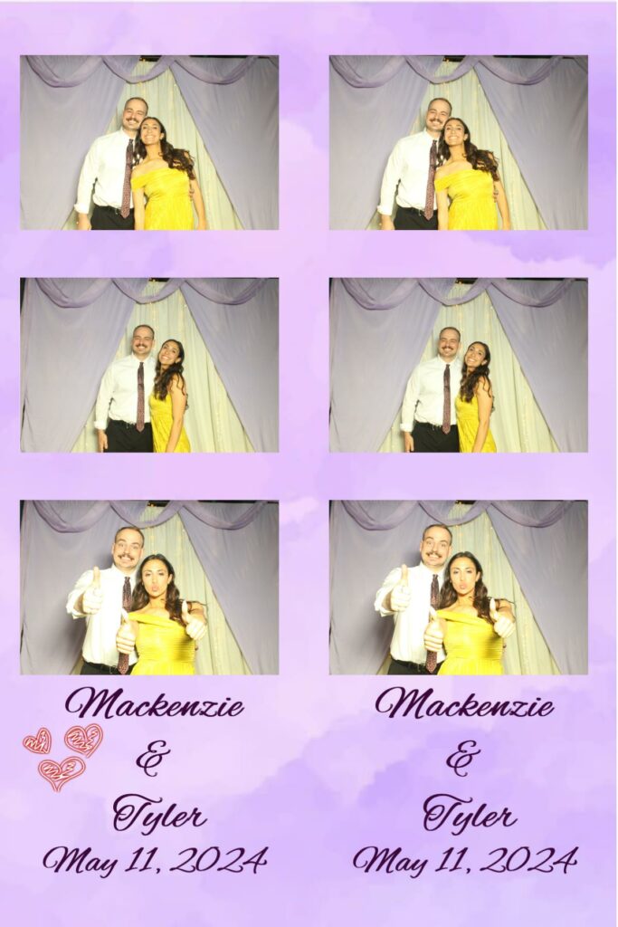 Photo strip from event